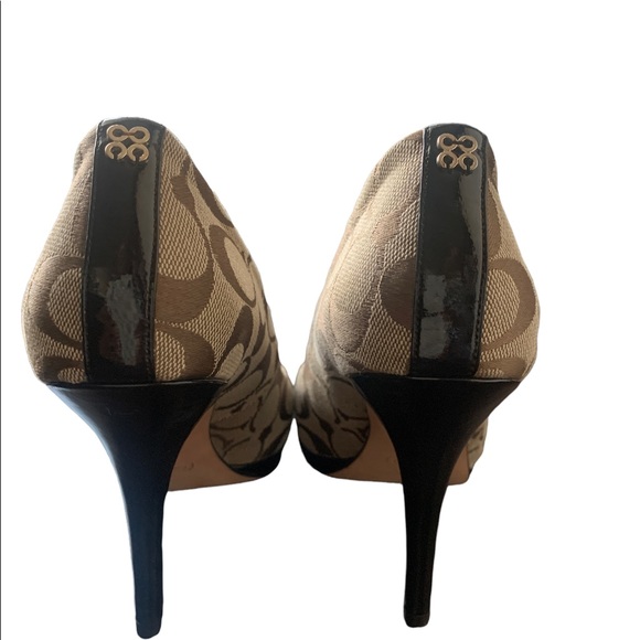 Coach logo print pumps - Picture 3 of 4